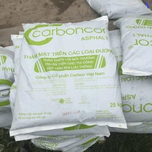 Bê tông nhựa nguội carbon asphalt bao 25kg
