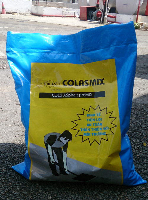 Bê tông Asphalt nhựa nguội đóng bao